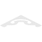 Ekena Millwork Pitch Northwest Architectural Grade PVC Gable Pediment, 48"W x 12"H x 1"P (6/12) GPP048X012X100NOR - alternate 2